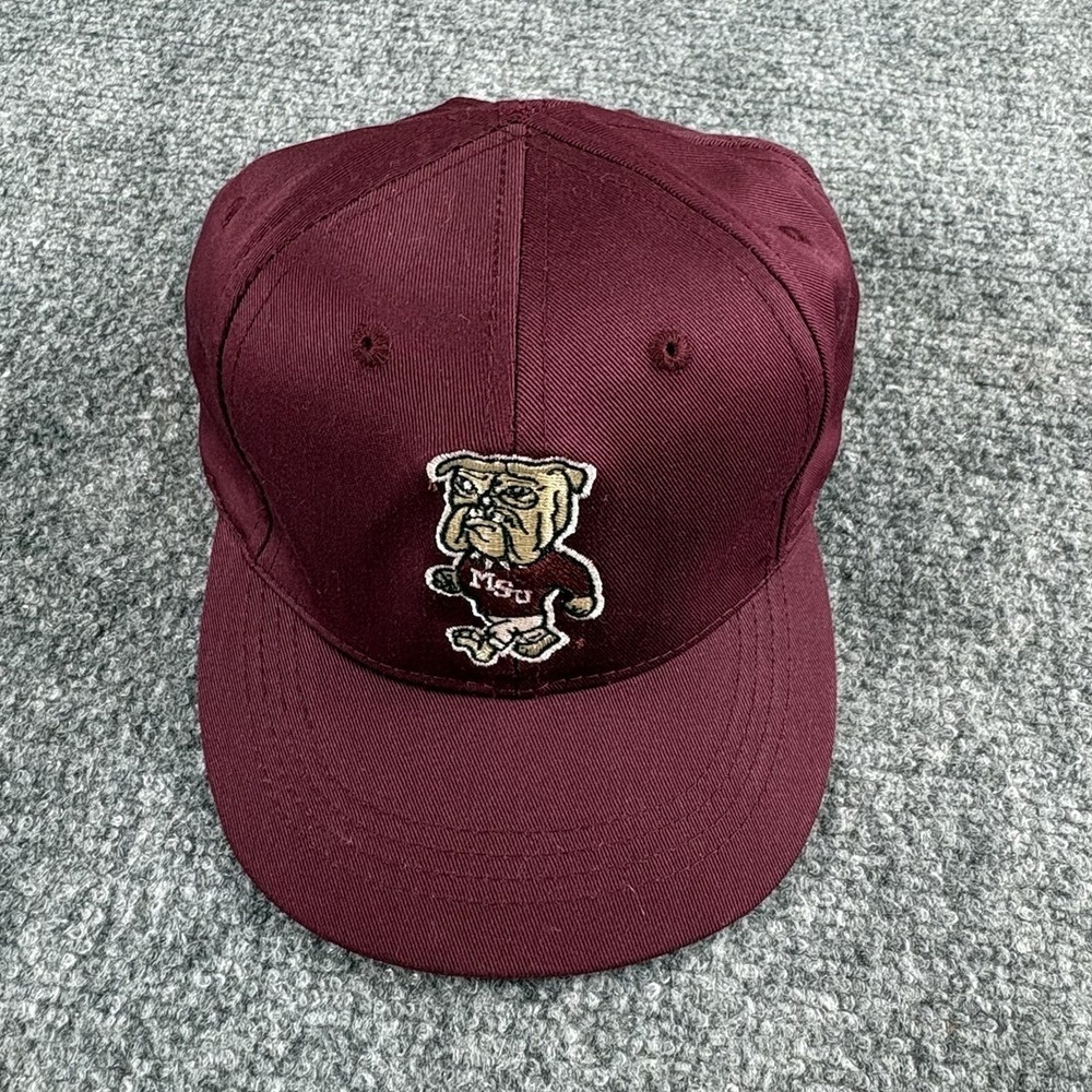 Mississippi State Bulldogs Youth Hat‎ Cap Maroon Stretch Fit NCAA SEC Fan Gear